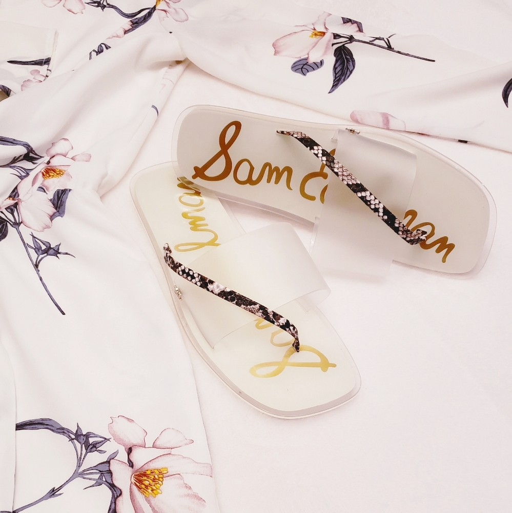 Sam Edelman Lucite Flats - Picture 3 of 8